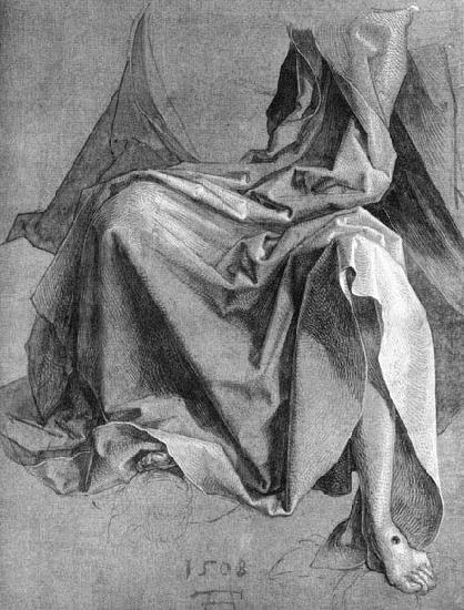 Albrecht Durer Study of a Drapery China oil painting art